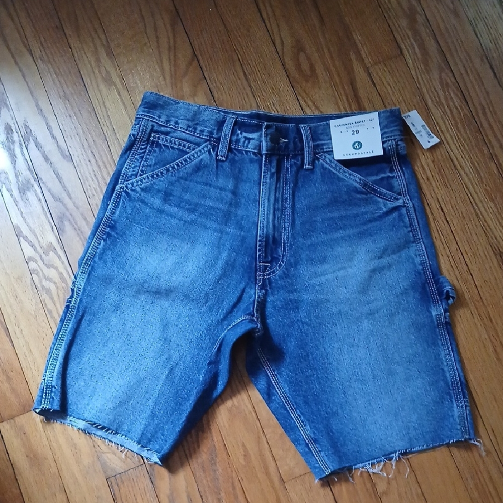 Denim Carpenter Shorts - Blue